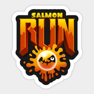 Salmon Run Sticker